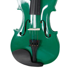 Ozici 4/4 Acoustic Violin Case Bow Rosin Green