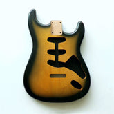 Ozici Nitro Finished SSS Alder Wood Matched ST Guitar Body in Aged Sunset for DIY Electric Guitars