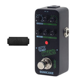 SONICAKE Multi Mode Delay and Reverb Guitar Bass Effects+ Hook and Loop Tape