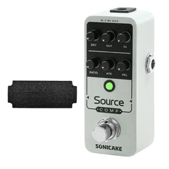 Sonicake Compressor Guitar Effects Pedal 100%-Analog Buffered-Bypass Source