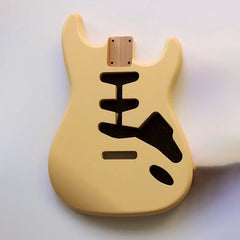 Ozici DIY Nitro Finished Alder ST Guitar Body in Desert Sand Color for SSS Electric Guitars