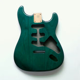 Ozici Alder Wood Sonic blue SSS ST Electric Guitar Body Nitro Matte Finished for DIY Custom Guitars - Green
