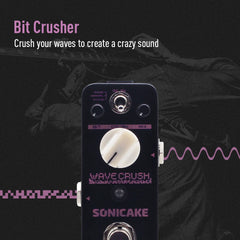 SONICAKE Bitcrush Digital Sampl Reducer Guitar Bass Synthesizer Pedal