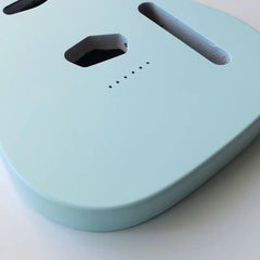 Ozici Blue Color Standard Route TL Guitar Body Made of Alder Wood In Nitro Satin Finish