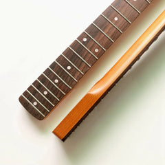Left hand 21 Fret roasted maple wood guitar neck rose wood fingerboard ST electric guitar neck