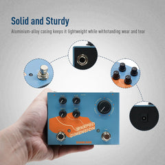 SONICAKE Warped Dimension Digital Modulation Guitar Effects Pedal 4 Modes Pedals