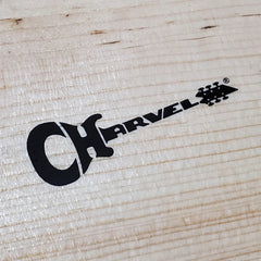 Charvel Waterslide Guitar Neck Headstock Decals (Set of 3)