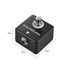 MOSKY TAP Guitar Effect Pedal Tap Tempo Switch Pedal Full Metal Black