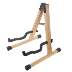 Folk Classical Guitar Bass Solid Wood Vertical Stand