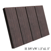 4pcs Ebony/ebony DIY musical instrument, handle wooden block 120 * 40 * 10mm(3/8"x1.5"x5")