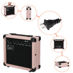 20W GB-20 Electric Bass Guitar Amplifier Natural Color