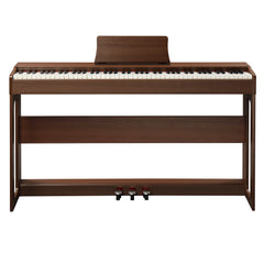 Ozici 88 Keys Full Weighted Keyboards Digital Piano with Furniture Stand, Power Adapter, Triple Pedals, Headphone, for All Experience Levels Black Walnut