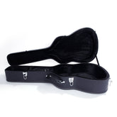 39" Classical Guitar Hard Case Microgroove Flat Black