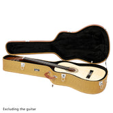 41" Folk Guitar Hardshell Carrying Case Fits Most Acoustic Guitars Microgroove Flat Yellow