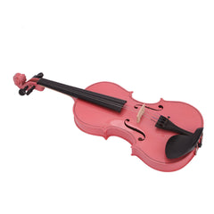 Ozici 3/4 Acoustic Violin Case Bow Rosin - Pink