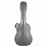 41" Folk Guitar ABS Molded Carrying Case Fits Most Acoustic Guitars Microgroove Grayish Blue