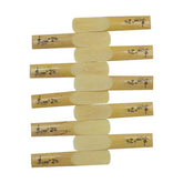 10pcs LADE E-Flat Alto Saxophone Reed with Transparent Case Strength 2.5