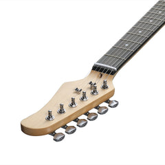 Ukscs KST Stylish H-S-S Pickup Electric Guitar Kit with 5W AMP Bag Guitar Strap Strings Green
