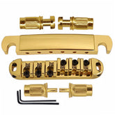LP SG electric guitar bridge, drawstring board, upper and lower string bridges, ball rollers, Les Paul bridge