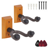 Guitar Hook, Hardwood Wall Bracket, Bass Wall Hook, Violin Ukulele, Banjo, Guitar Hook