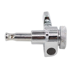 6Pcs Fully Enclosed Electric Guitar String Knob with Locking Function (flat Cover)