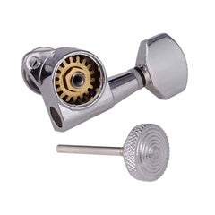 1: 18 fully enclosed guitar string knob with locking string function and rear string lock