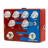 Caline CP-68 Distortion Delay Guitar Effect Pedal True Bypas