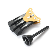 Foldable Clarinet Black Tube, Flute, and Oboe Tripod Portable Rest Stand