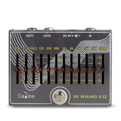 Caline CP-81 10 Band EQ Guitar Effect Equalizer Pedal With Volume/Gain V. 3.0