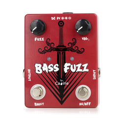 Caline CP-82 Bass FUZZ Pedal with Boost Effect True Bypass 9V Bass Pedal