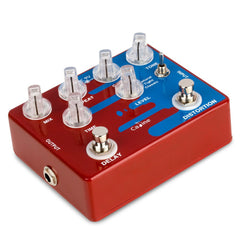 Caline CP-68 Distortion Delay Guitar Effect Pedal True Bypas