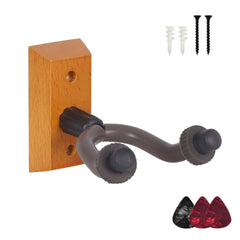 Guitar Hook, Hardwood Wall Bracket, Bass Wall Hook, Violin Ukulele, Banjo, Guitar Hook