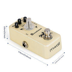 Movall MP-304 True Bypass Design Boostaur Guitar Effect Pedal Micro Clean Boost