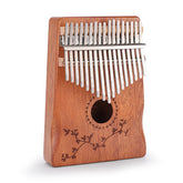 Muspor 17 Key Peach Blossom Core Wood Thumb Fiddle Kalimba