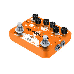 Rowin LTL-05 REVDELAY Electric Guitar Reverb Delay Effect Device Dual Pedal Effect Device