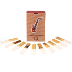 10 Pieces of Alto Saxophone Reed Whistle Alto Sax Reed Hardness 2.5
