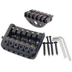Fixed Headless Electric Guitar Bridge String Puller Tailpiece Saddle Electric Guitar Headless String Bridge Lower Pony