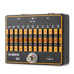 Caline CP-24 10 Band EQ Guitar or Bass Effect Pedal True Bypass Fast US Ship