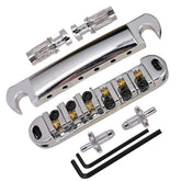 LP Bridge, Drawstring Board, Upper and Lower String Bridges, Ball Roller Bridge for Les Paul SG LP Electric Guitar