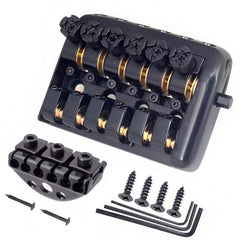 Fixed Headless Electric Guitar Bridge String Puller Tailpiece Saddle Electric Guitar Headless String Bridge Lower Pony