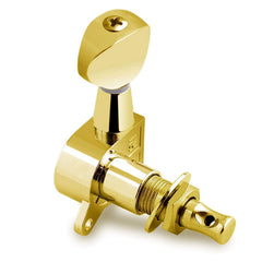 6 Oval Head Fully Enclosed Electric Guitar String Knobs, Folk Guitar String Axis Coiling Device