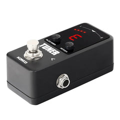 KOKKO Tuner Pedal Mini Tuning Pedal Guitar Pedal True Bypass Adjustable Flats