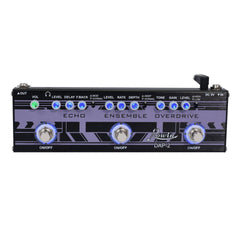 3-in-1 Guitar Multi Effect Pedal - Analog Echo Delay Ensemble Chorus & Tube