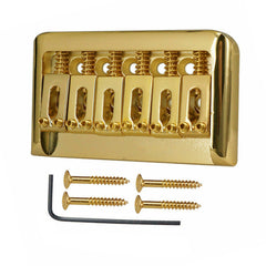 Non Vibrato Electric Guitar with A Hard Tail and 6 Strings, Bridge Saddle for Stratocaster Telecaster