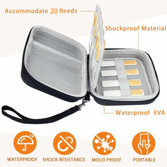 Whistle waterproof storage bag suitable for saxophone and clarinet whistles (capacity 20 pieces)