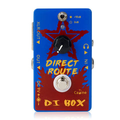 Caline CP-64 Direct Route Blue Headphone Amp & DI Box Electric/ Acoustic Guitar