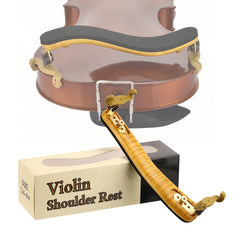 3/4 4/4 Violin Maple Tiger Pattern Shoulder Rest Shoulder Pad