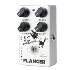 Caline CP-66 Classic Flanger Guitar Effects Pedal Silver
