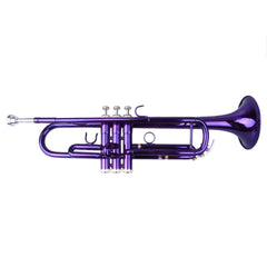 Ozici Brass B Flat Trumpet Violet
