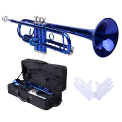 Ozici Brass B Flat Trumpet Gloves Set Blue